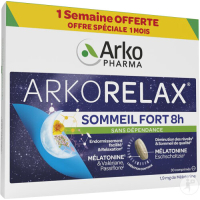 ArkoRelax Sommeil Fort 8h 15 comprimés