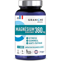 GRANIONS Magnésium Bisglycinate Libération Prolongée 360mg