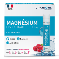 GRANIONS Magnésium Bisglycinate 360 mg 10 Shots à boire