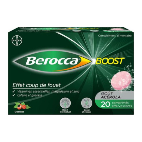 Berocca Boost Goût acérola 20 cps effervescents