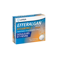 EFFERALGAN Vitamine C 500/200 mg 16 cp (Paracétamol, vit C)
