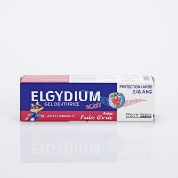 ELGYDIUM Dentifrice Gel Kids 2/6 ans arôme fraise givrée 50 ml