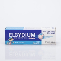 ELGYDIUM Dentifrice Gel Junior 7/12 ans arôme bubble 50 ml