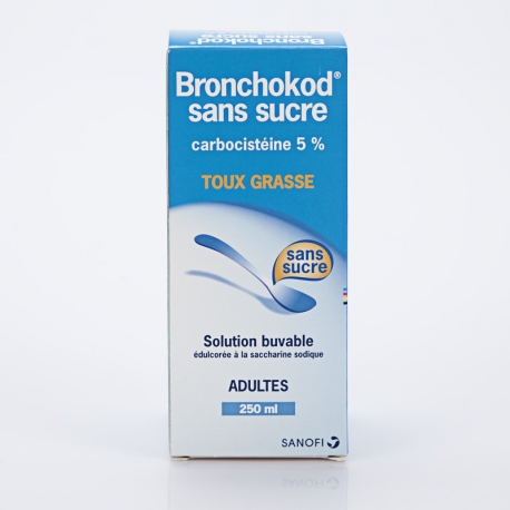 BRONCHOKOD 5% Sirop sans sucre (Carbocistéine)
