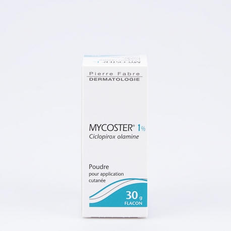 MYCOSTER 1% poudre pour application cutanée (Ciclopirox)
