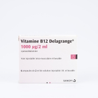 VITAMINE B12 Delagrange 1000µg/2ml (Cyanocobalamine)