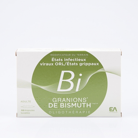 GRANIONS De Bismuth (Nitrate de Bismuth)