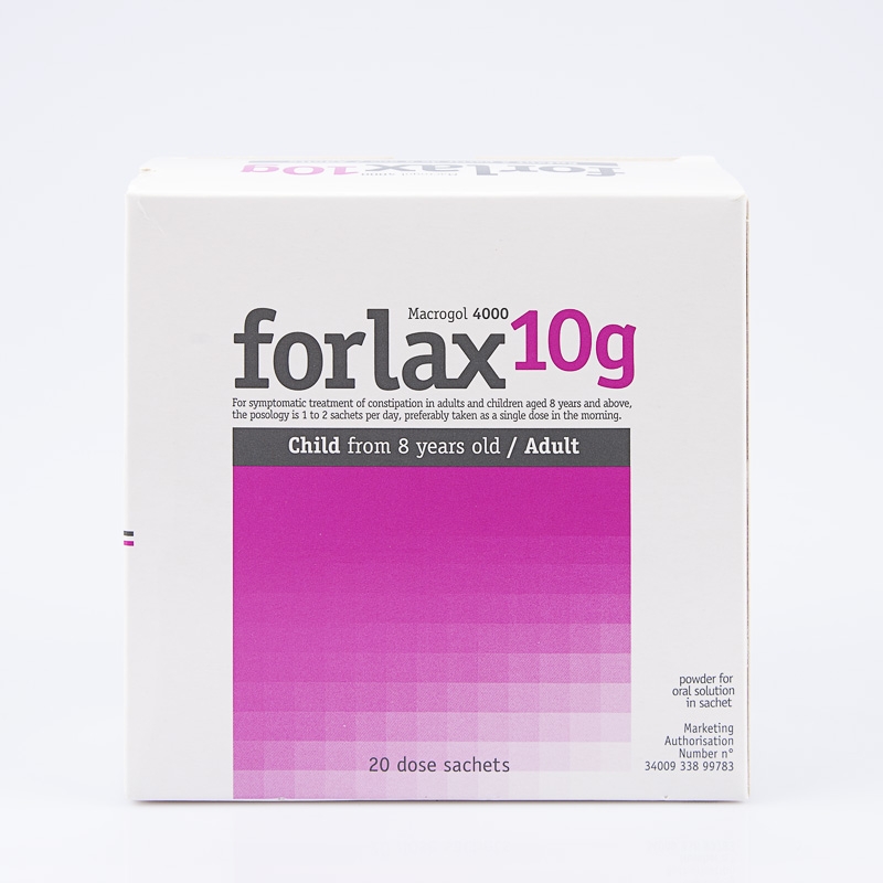 Forlax 10 g sachet - Medicament Constipation - Laxatif osmotique