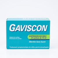 GAVISCON 10ml sachets (Alginate de Sodium/Bicarnonate de Sodium)