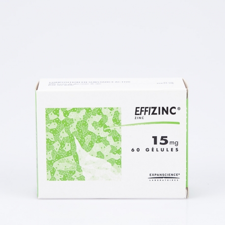 EFFIZINC 15mg 60 gélules (Zinc)