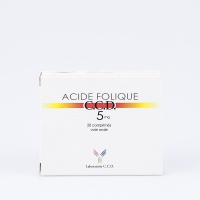 ACIDE FOLIQUE C.C.D 5mg (Acide folique)