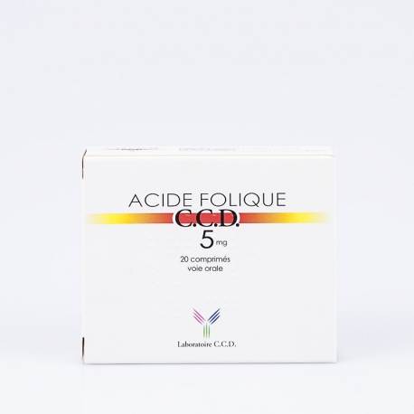 ACIDE FOLIQUE C.C.D 5mg (Acide folique)