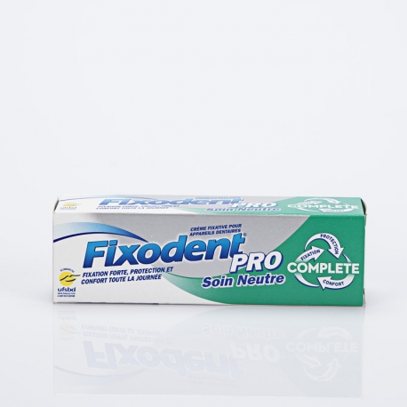 Fixodent Pro Complete Soin Neutre Creme Fixative 47g Mon Armoire